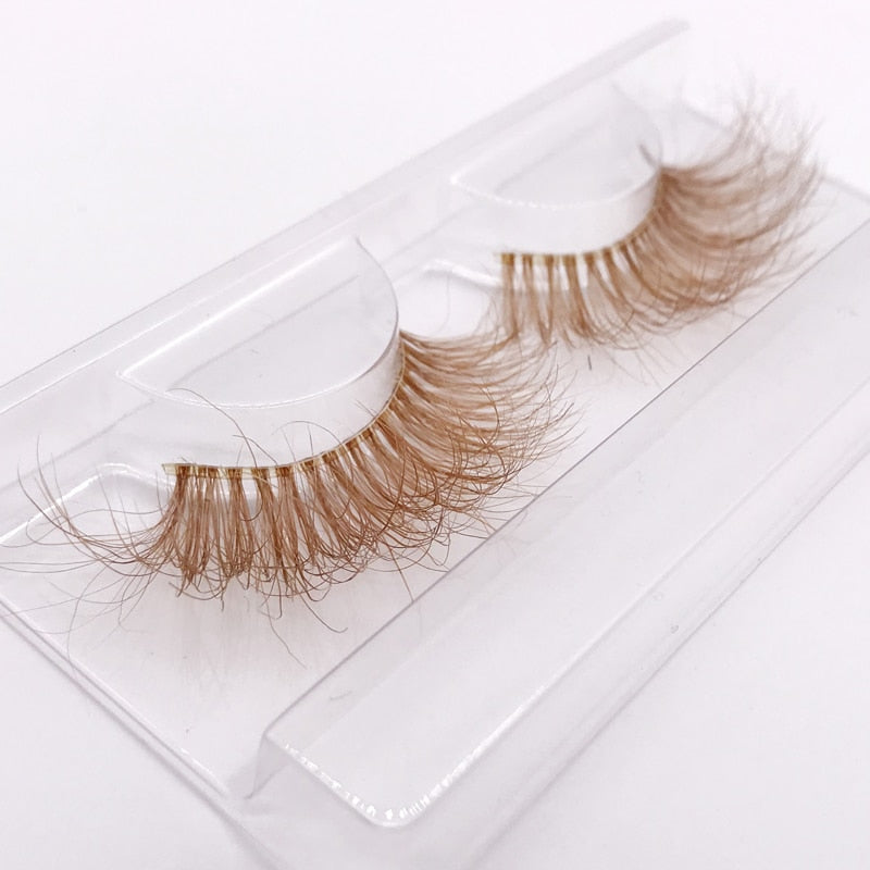 Color 25mm 3D mink fake lashes beauty natural false eyelash packaging box lash extension