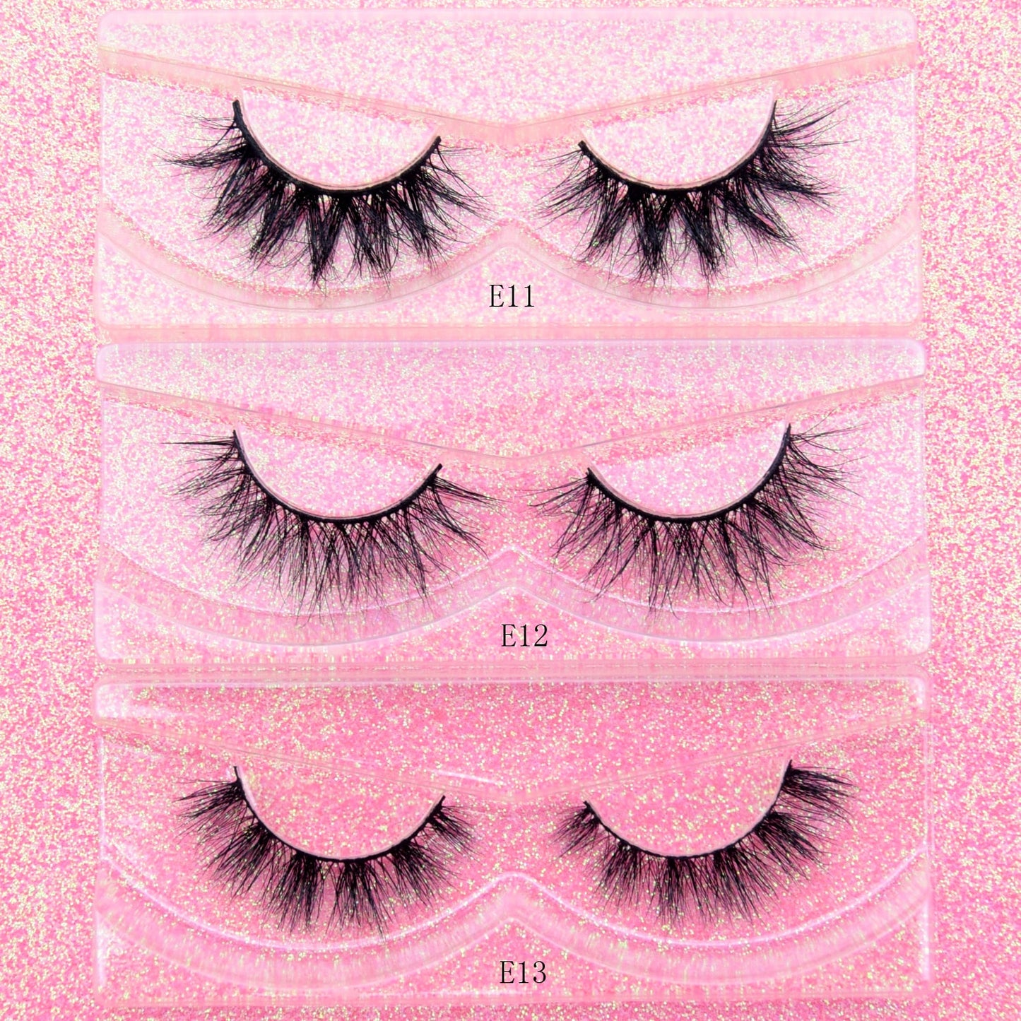 3D Mink Lashes natural handmade volume soft long eyelash extension