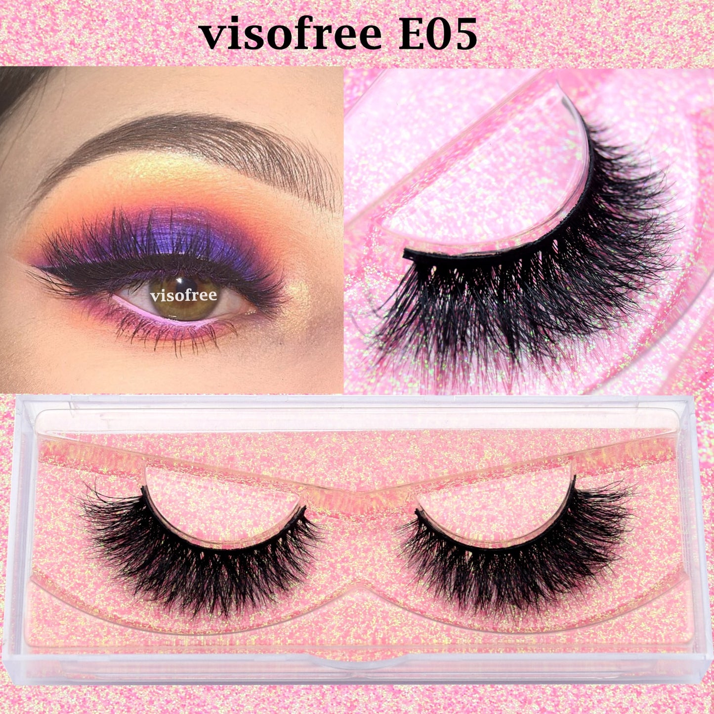 3D Mink Lashes natural handmade volume soft long eyelash extension
