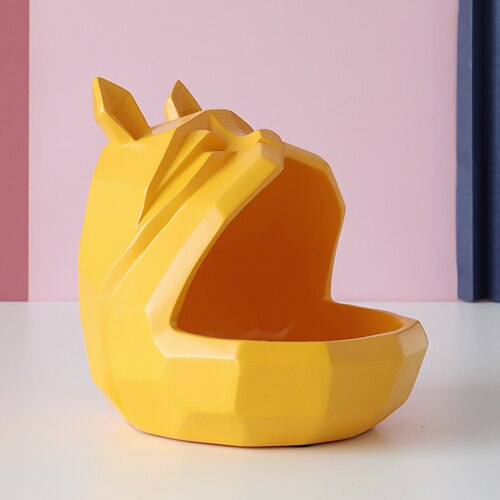 home storage box Dog cat modern figurine Candy Fruit key Desktop home decor storage container Home Office Storage box