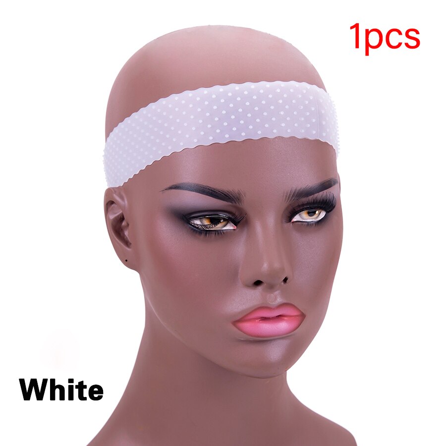 No-Slip Wig Grip Band Transparent Silicone Wig Band Hold Wig Headband Adjustable Women Hair Wig Band