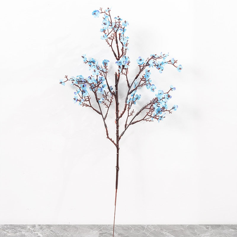 Silk Gypsophila Artificial Flower White Branch Baby Breath Fake Flower Long Bouquet Home Wedding Decoration