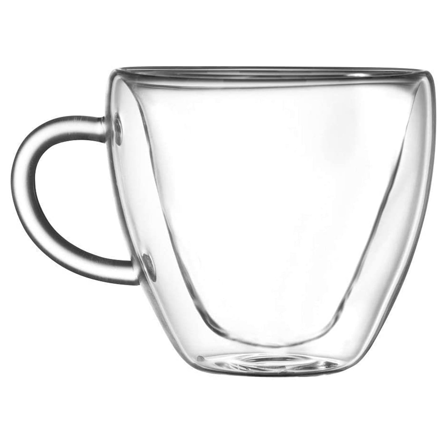 Heart Love Shaped Double Wall Glass Mug Resistant Kungfu Tea Mug Milk Lemon Juice Cup Drinkware Lover Coffee Cups Mug Gift
