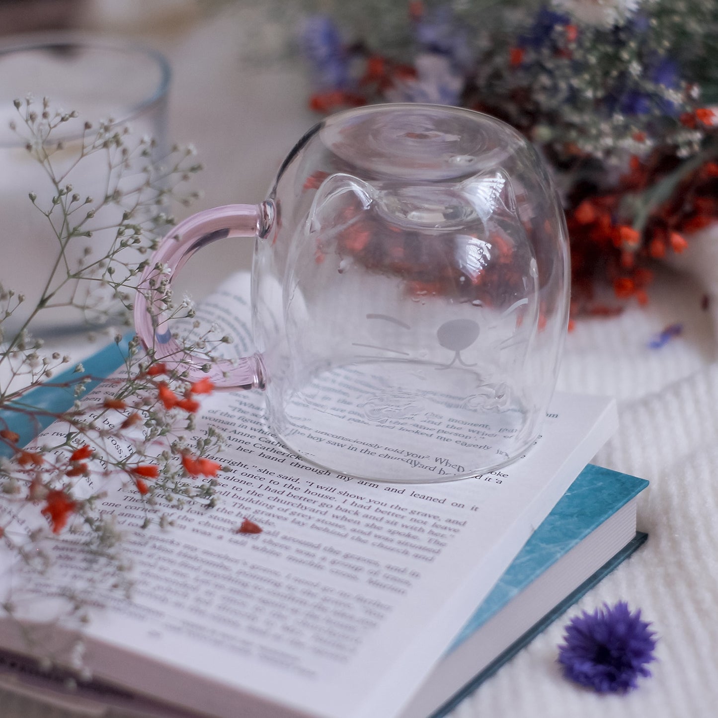 3D 2-Tier Coffee Mug Lovely Panda Bear Cat Cute Duck Shaped Double Wall Glass Cup Resistant Wine Kungfu Tea Milk Juice