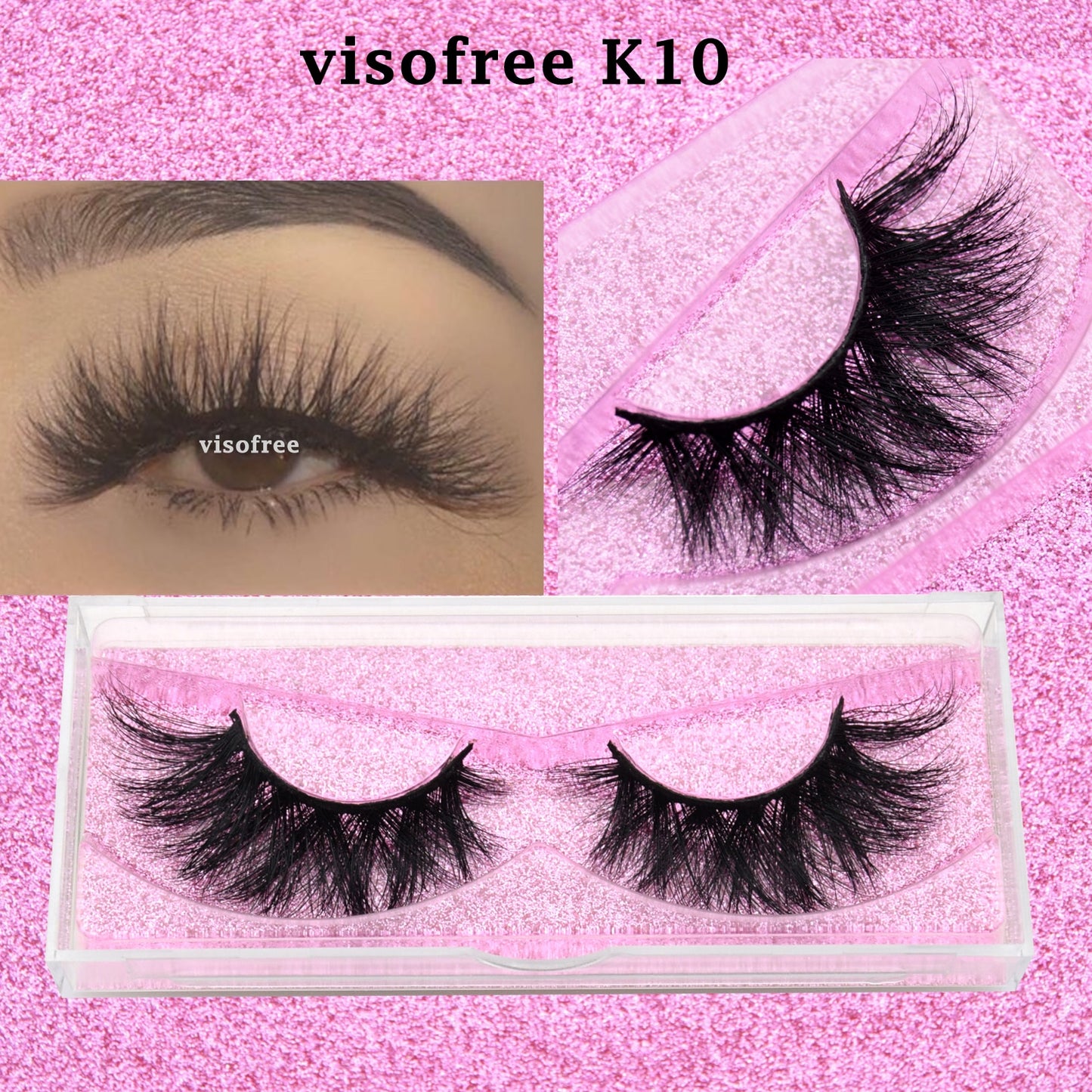 3D Mink Lashes natural handmade volume soft long eyelash extension