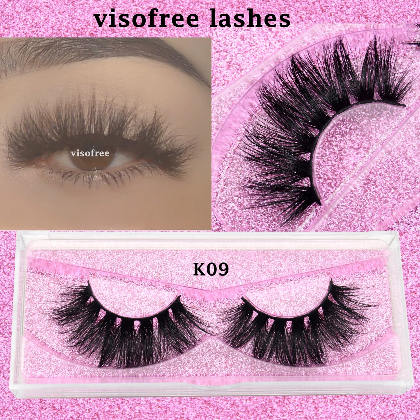 3D Mink Lashes natural handmade volume soft long eyelash extension