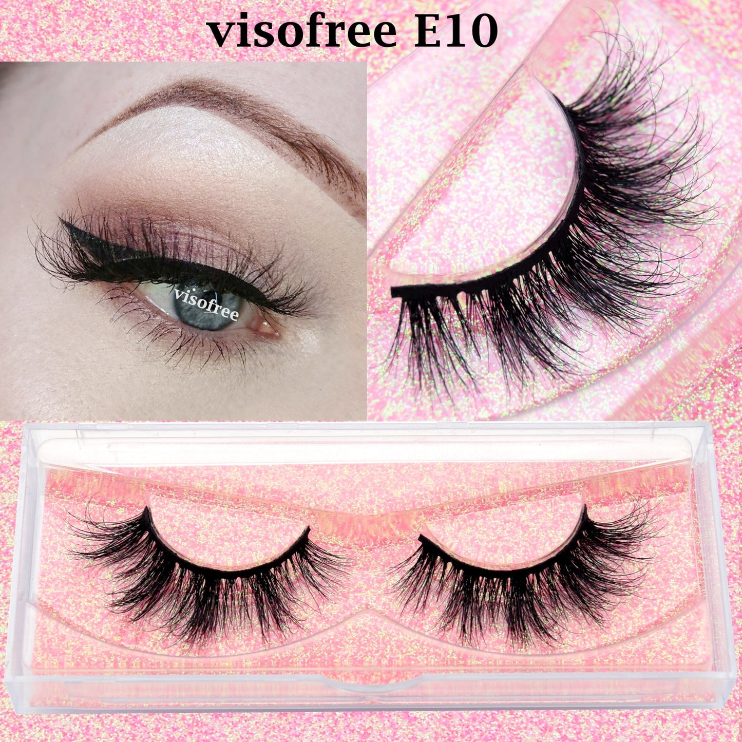 3D Mink Lashes natural handmade volume soft long eyelash extension