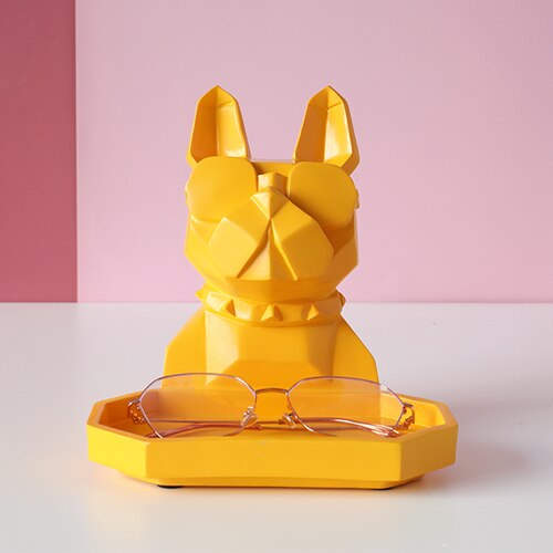 home storage box Dog cat modern figurine Candy Fruit key Desktop home decor storage container Home Office Storage box