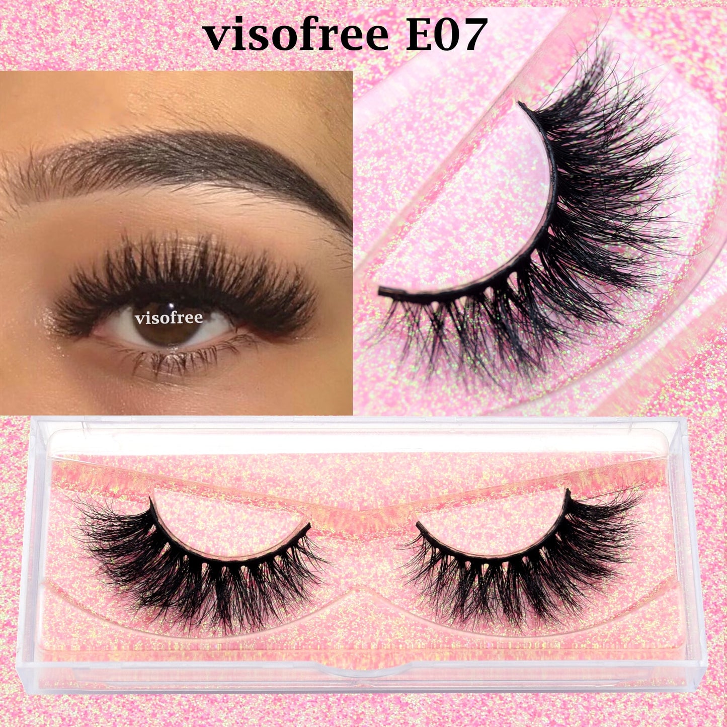 3D Mink Lashes natural handmade volume soft long eyelash extension