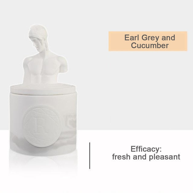 Scented Candle Household Decorative Unique Statue Scented Jar Candle Gift, 12.5 oz
