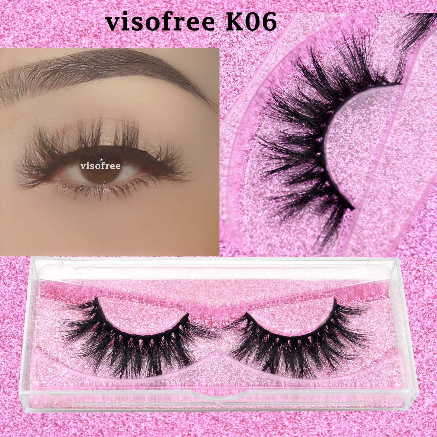 3D Mink Lashes natural handmade volume soft long eyelash extension
