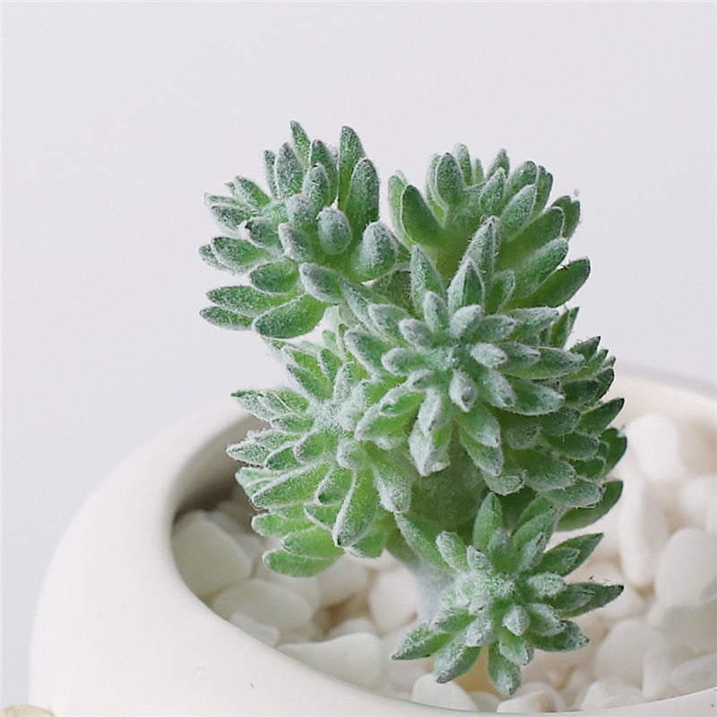 Artificial plants suculentas Fake cactus decoration plantas artificiales home decor Green succulent
