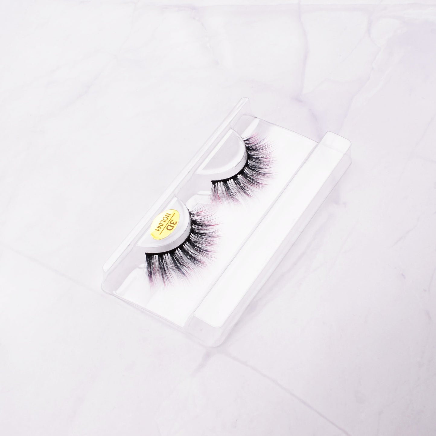 3D False Colored Eyelashes Natural Halloween Faux Mink Fluffy Soft Extension Cosplay Eyelash Colorful Eye Lashes