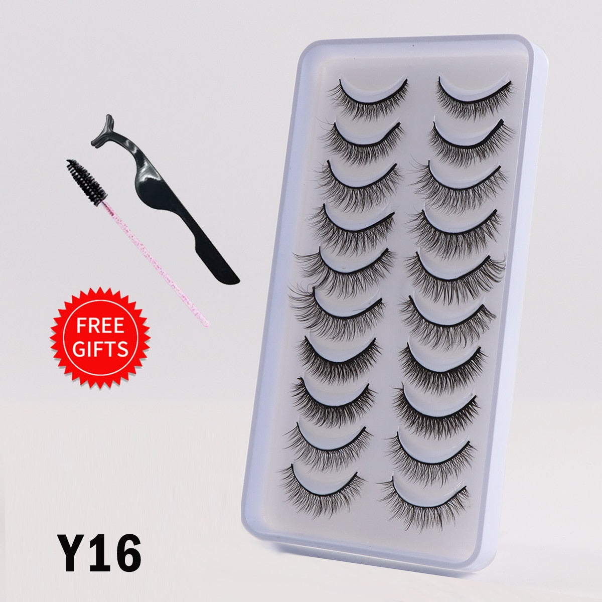 5/10 Pairs 3D Mink Natural Dramatic Faux Cils Fake Eyelash Extension