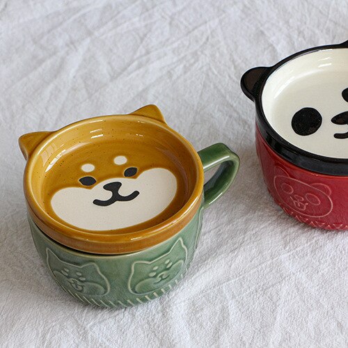 Japanese ceramic cartoon cat mug cute breakfast mug milk mug creative coffee mug with lid couple cup filiżanka porcelanowa