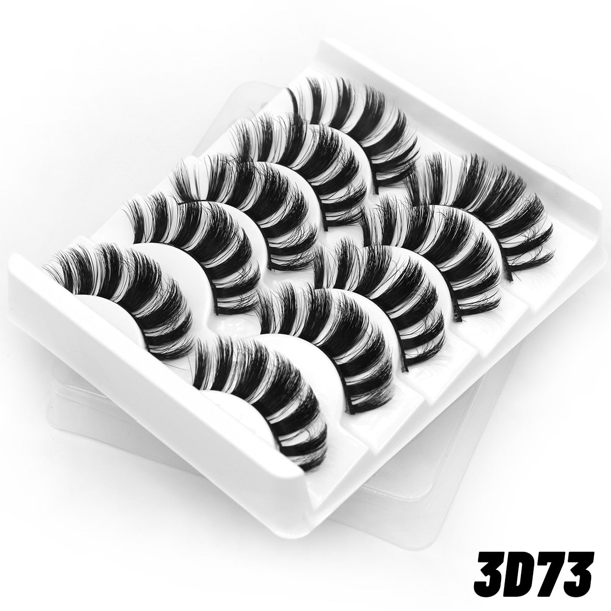 Eyelashes 5/7/10 pairs False Eyelashes Mink Lashes Faux Mink Fluffy Lash Soft Full Thick Wispy Eye Mink Lashes