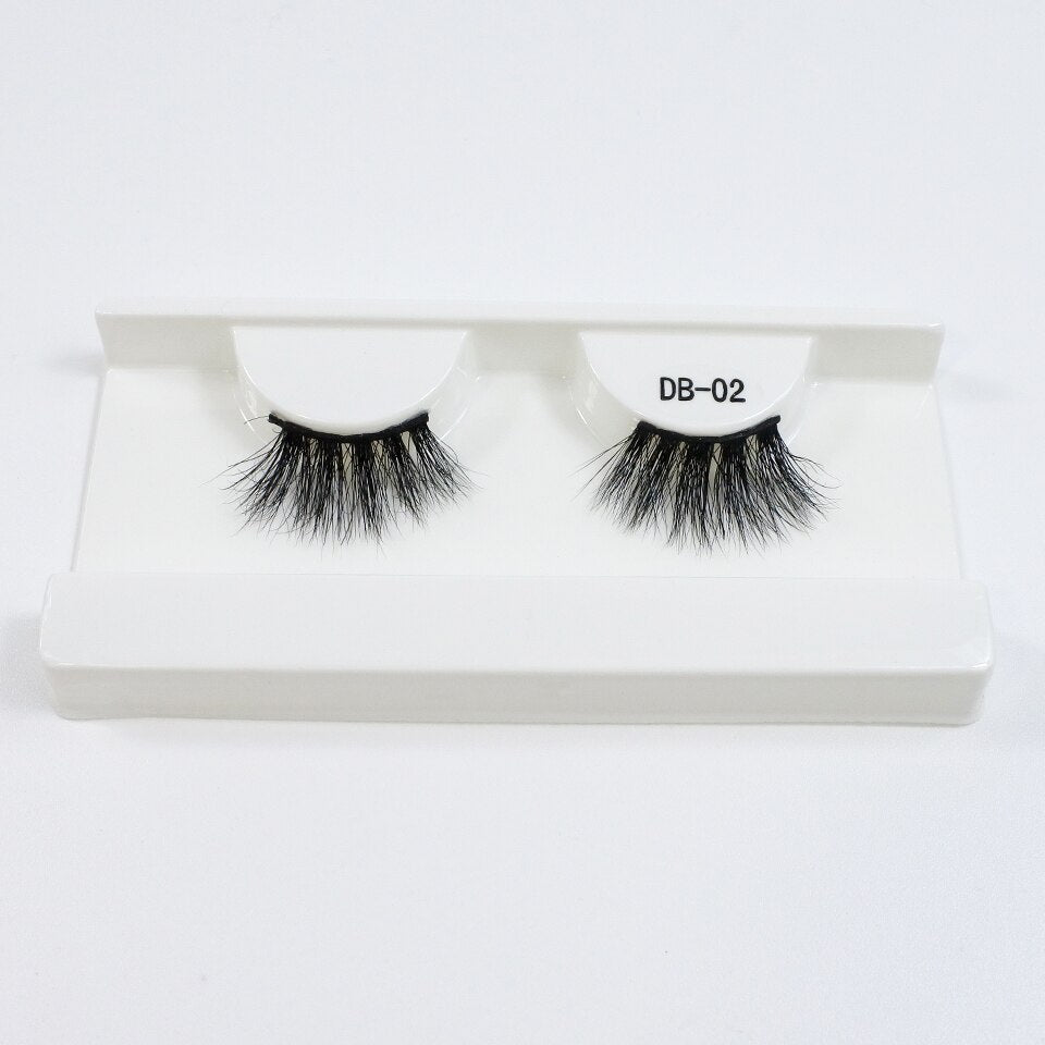 Cat Eye Lashes 3d Real Mink Short Natural Eyelashes Wispy Half Lashes Fake Eyelashes