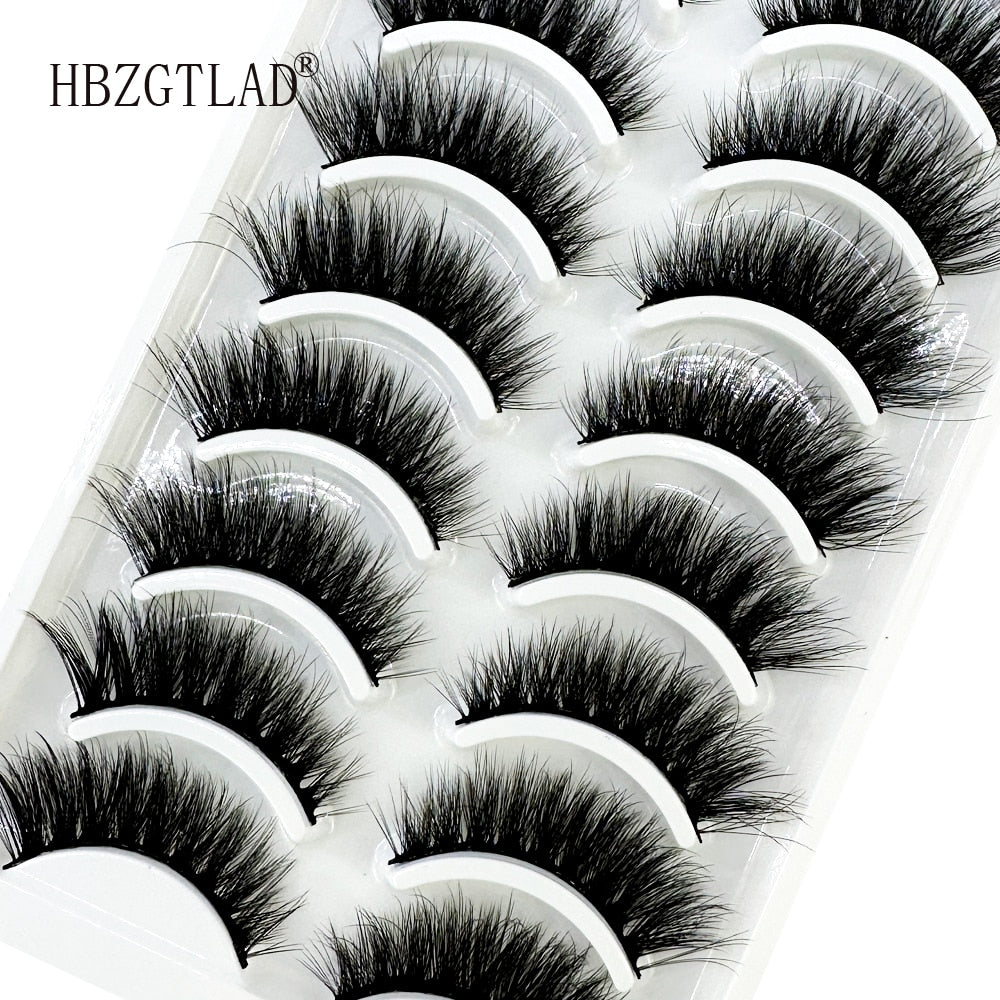 10 Pairs Natural False Eyelashes Fake Lashes Long Makeup 3d Mink Lashes Extension Eyelash Mink Eyelashes