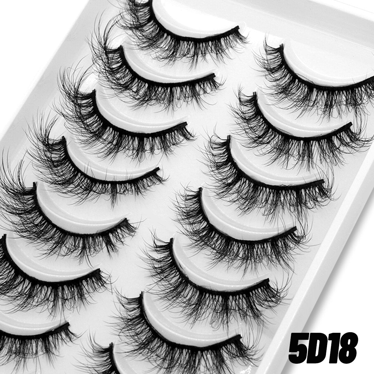Natural Long 10 Pairs 3D Mink False Eyelashes Fake Lashes Mink Lashes Cat Eye lashes Short Eyelashes