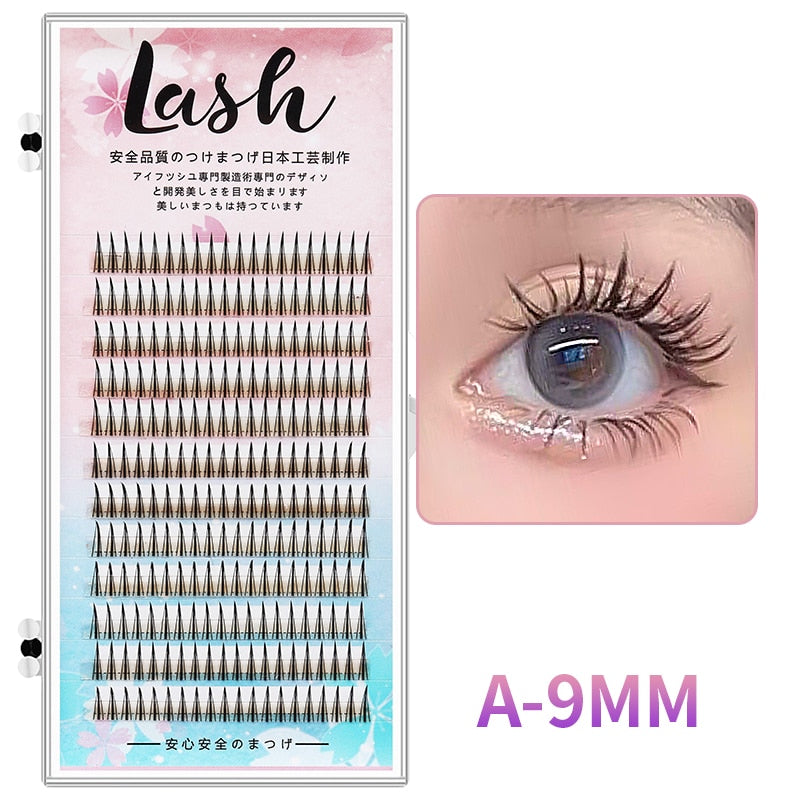 A Type Lash Cluster Extension Korean Manga False Eyelashes Cosplay Beauty Fairy Natural Eyelashes