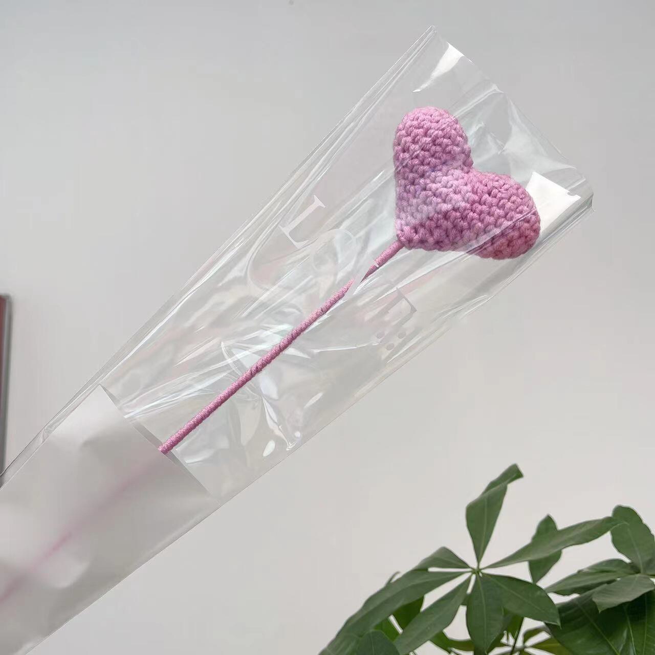Finished Hand-Knitted Crochet Knitted Flowers Calla Lily Daisy Fake Flower Decoration Home Creative Decorate Gifts