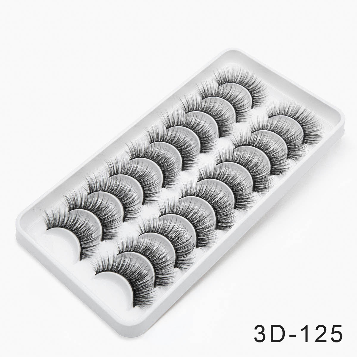 3/8/10pairs 6D Faux Mink Lashes Natural False Eyelashes Fluffy Fake Lashes Makeup Eyelash Extension