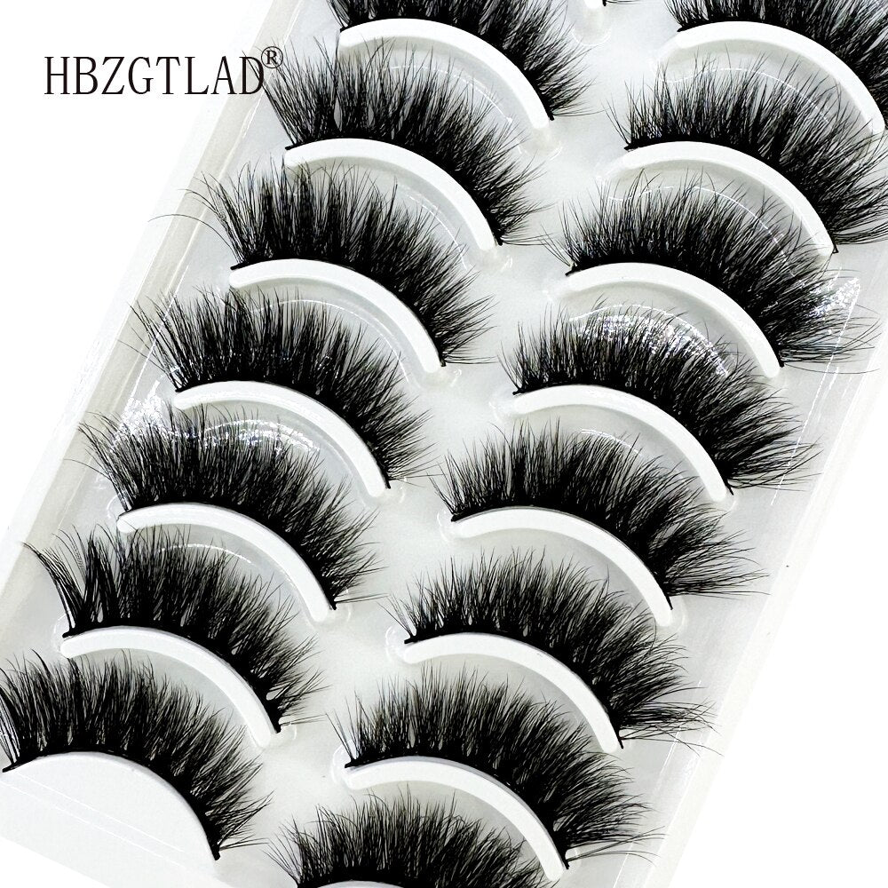 10 Pairs Natural False Eyelashes Fake Lashes Long Makeup 3d Mink Lashes Extension Eyelash Mink Eyelashes