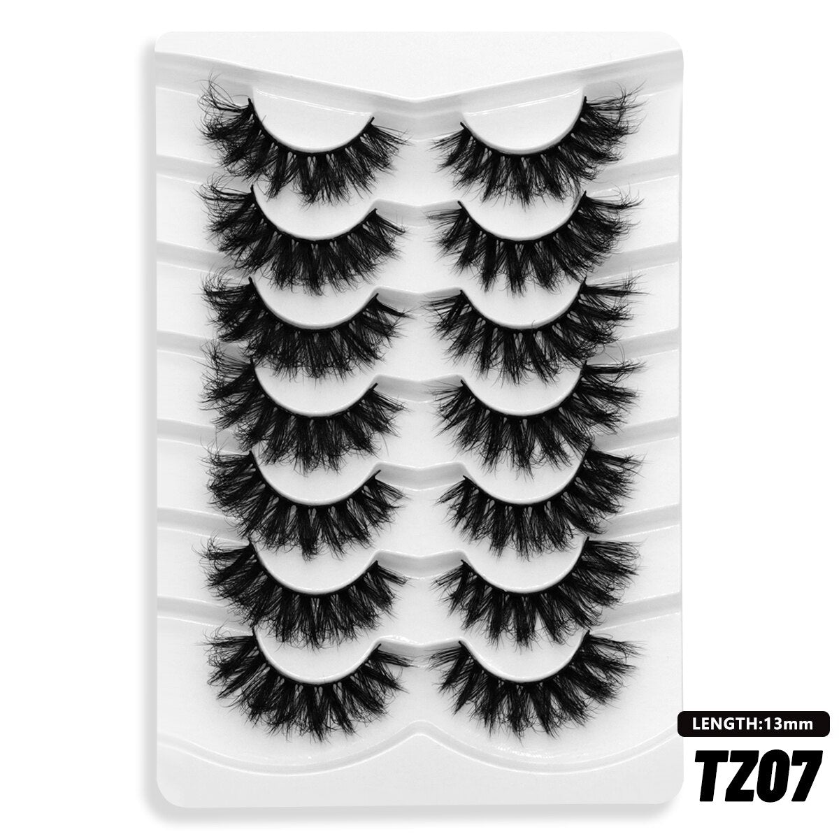 5/7 Pairs Eyelashes Long Lasting Fluffy Wispy Natural Mink Lashes Dramatic Volume lashes Extension Thick Long