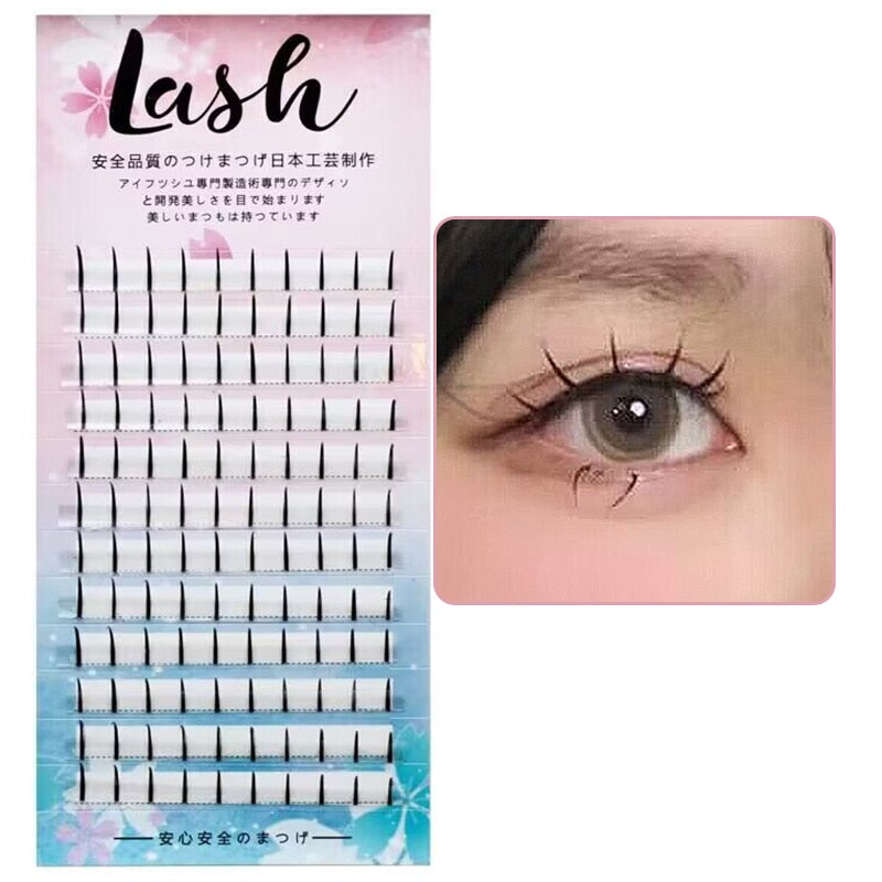 A Type Lash Cluster Extension Korean Manga False Eyelashes Cosplay Beauty Fairy Natural Eyelashes