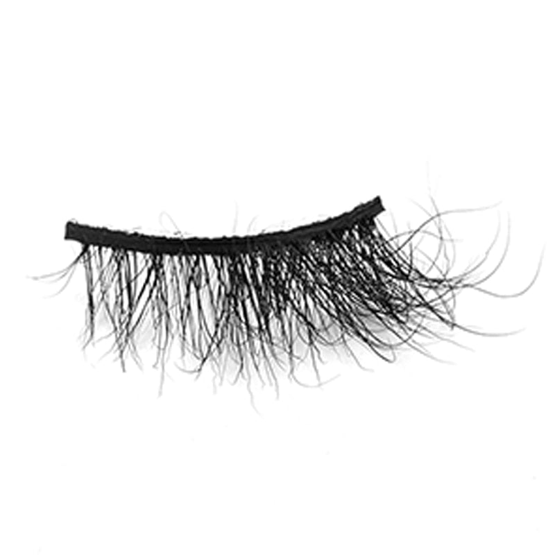Soft Mink Eyelashes 3D Curl Winged End Eye Elongated Fake Lashes Thick Handmade Natural False Eyelash Messy Cross Lash