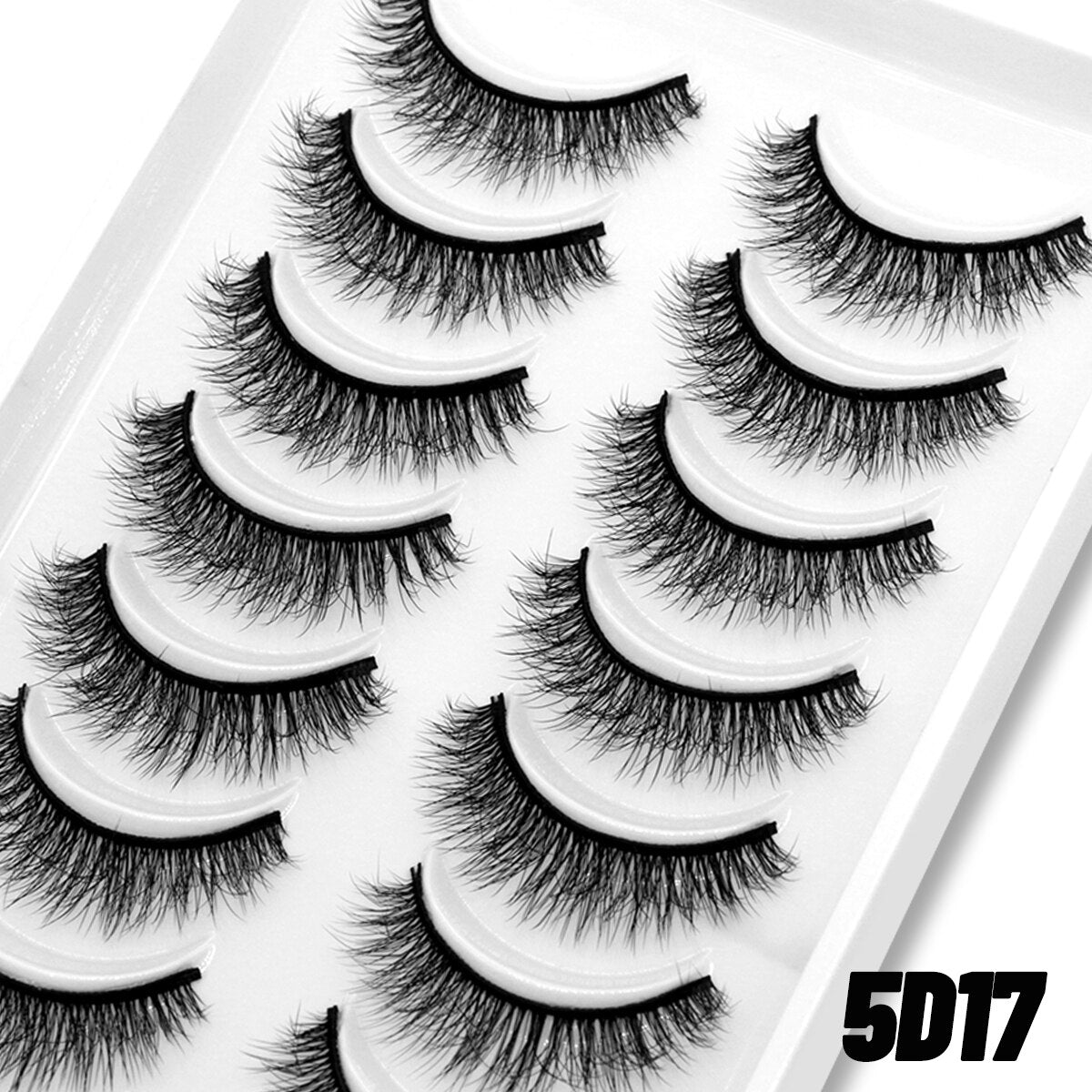 Natural Long 10 Pairs 3D Mink False Eyelashes Fake Lashes Mink Lashes Cat Eye lashes Short Eyelashes