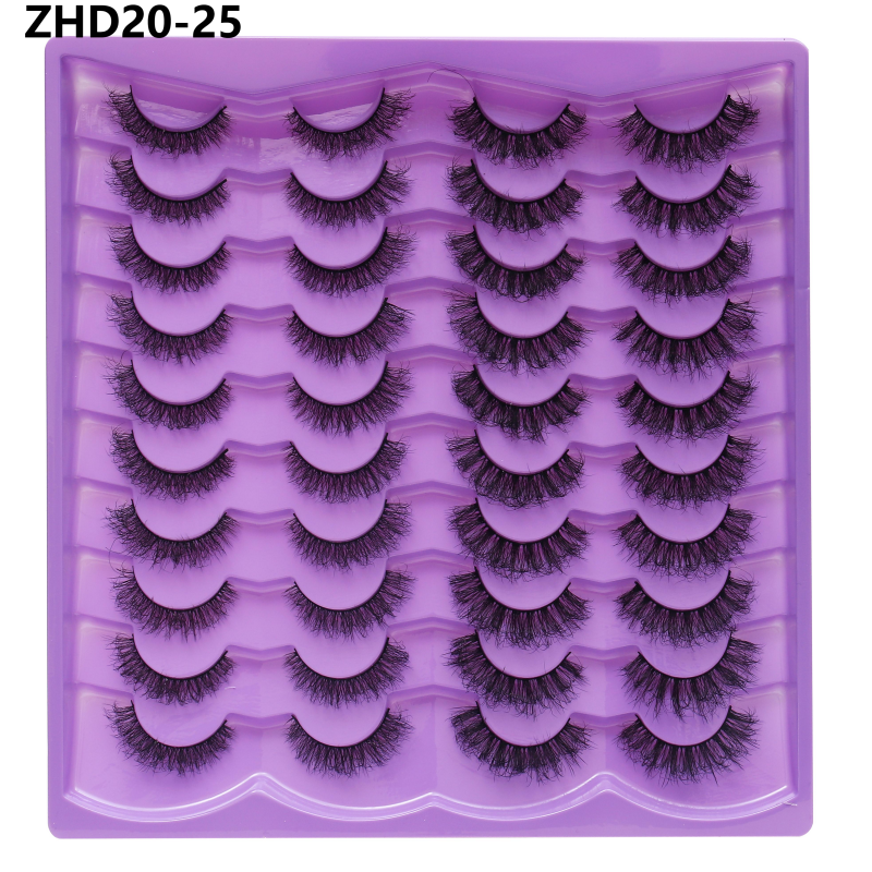 Russian Lash Strip Wispy Mink Lash Individual Eyelash Natural Eyelashes Fluffy Nagaraku False Eyelashes