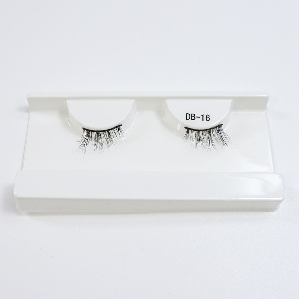 Cat Eye Lashes 3d Real Mink Short Natural Eyelashes Wispy Half Lashes Fake Eyelashes