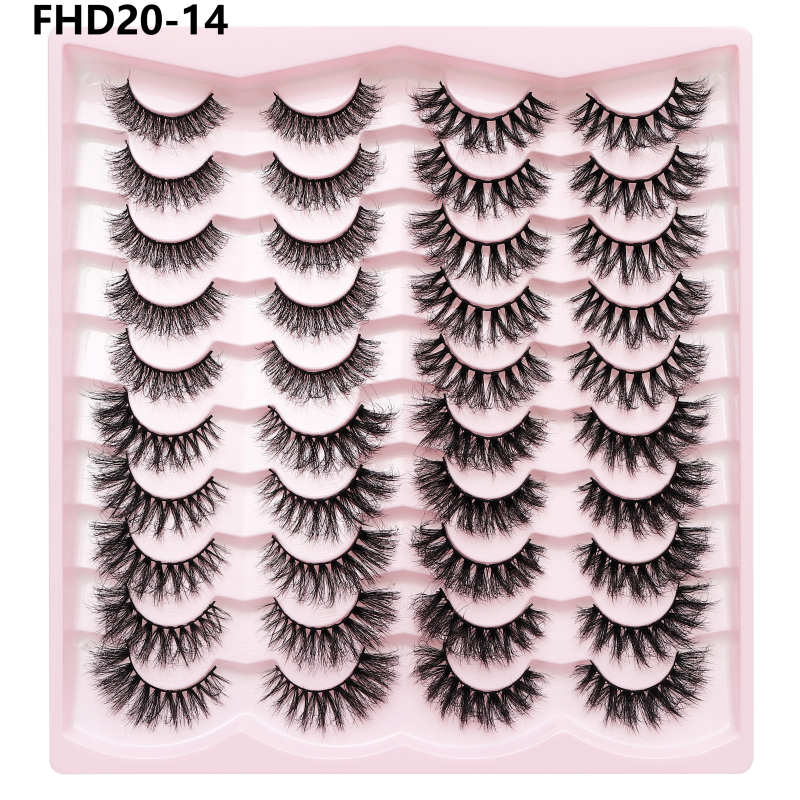 Russian Lash Strip Wispy Mink Lash Individual Eyelash Natural Eyelashes Fluffy Nagaraku False Eyelashes