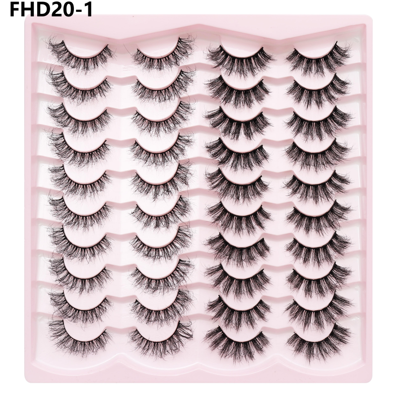 Russian Lash Strip Wispy Mink Lash Individual Eyelash Natural Eyelashes Fluffy Nagaraku False Eyelashes