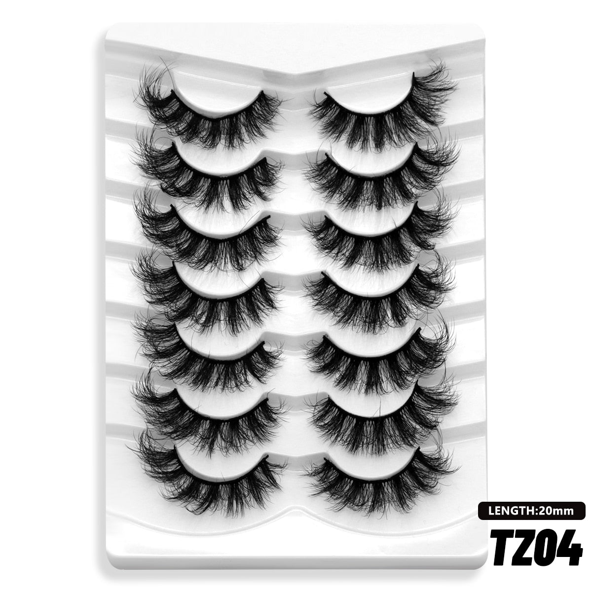 5/7 Pairs Eyelashes Long Lasting Fluffy Wispy Natural Mink Lashes Dramatic Volume lashes Extension Thick Long