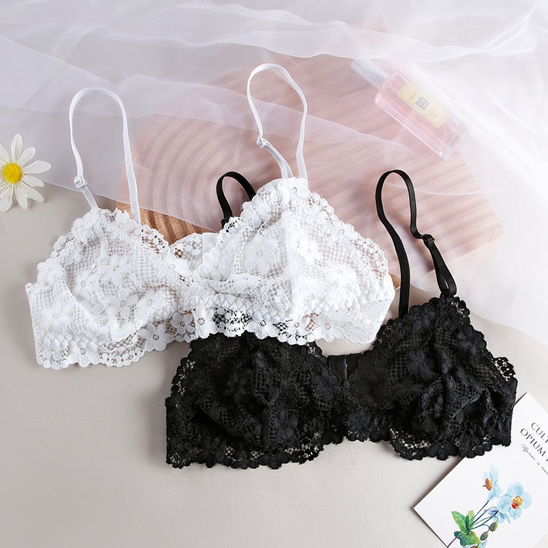1Pcs Lace Bra For Woman Thin Transparent Sexy Underwear Female Lingerie Women's Bralette For Ladies