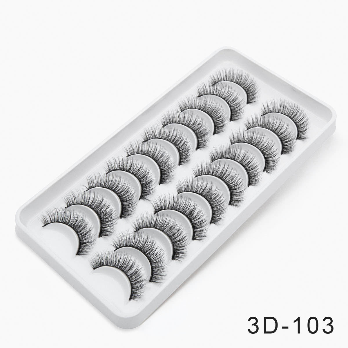 3/8/10pairs 6D Faux Mink Lashes Natural False Eyelashes Fluffy Fake Lashes Makeup Eyelash Extension