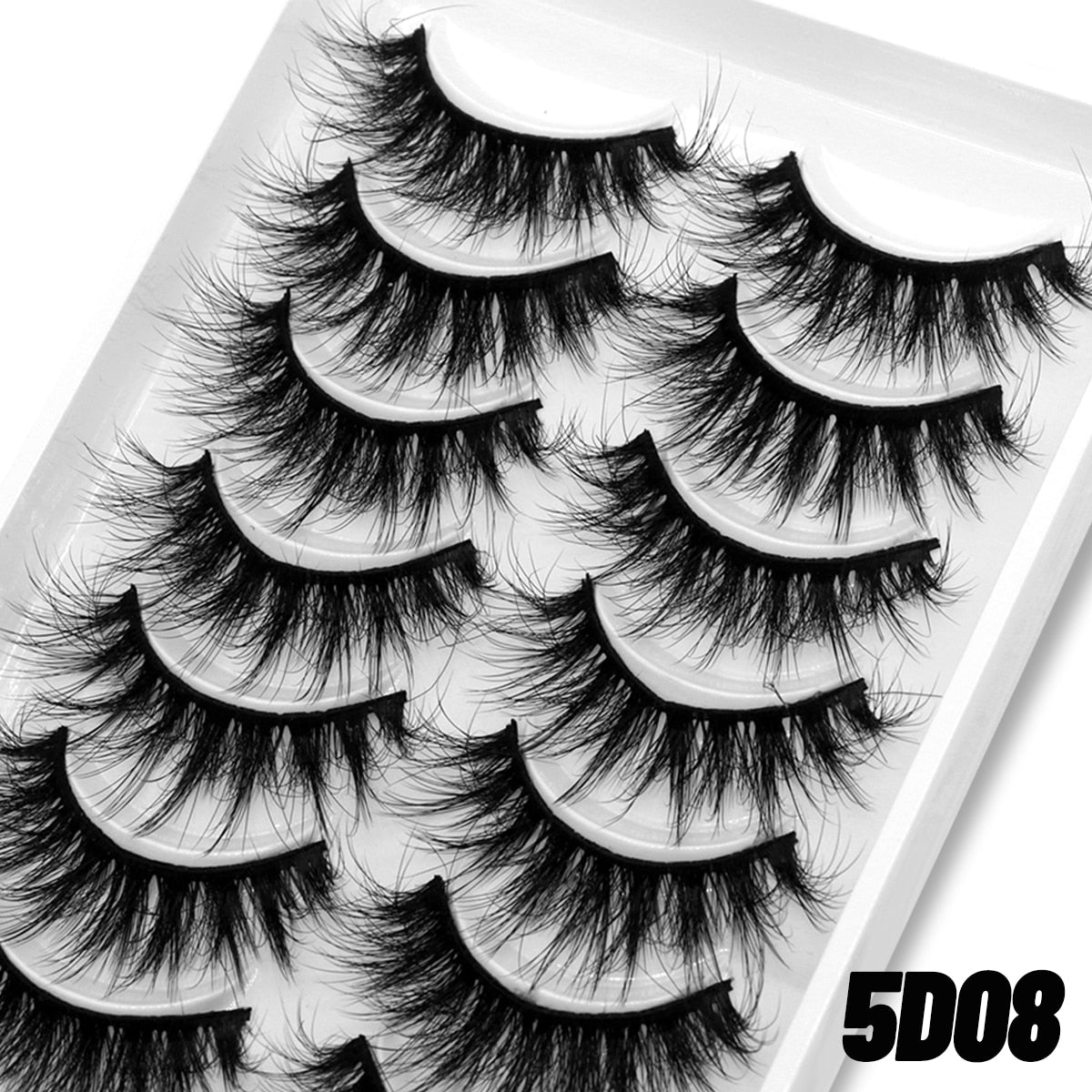 Natural Long 10 Pairs 3D Mink False Eyelashes Fake Lashes Mink Lashes Cat Eye lashes Short Eyelashes