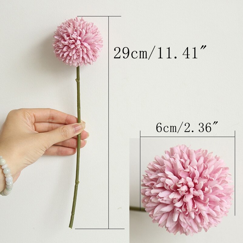 29cm Dandelion Artificial Flowers Bouquet Silk Fake Flowers For Home Decor Garden Widding Decoration DIY Vase Accessories Plants