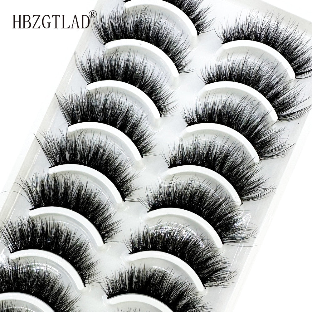 10 Pairs Natural False Eyelashes Fake Lashes Long Makeup 3d Mink Lashes Extension Eyelash Mink Eyelashes