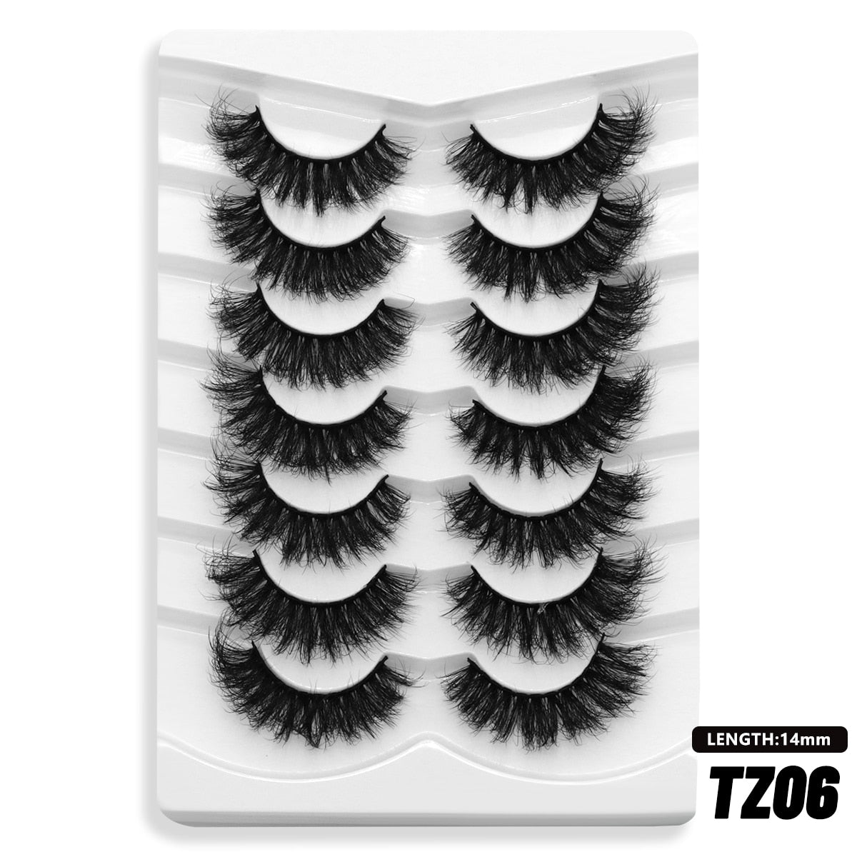 5/7 Pairs Eyelashes Long Lasting Fluffy Wispy Natural Mink Lashes Dramatic Volume lashes Extension Thick Long
