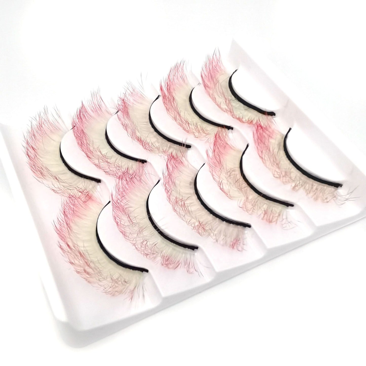 Gradient False Lashes Ombre Natural Long Colorful Eyelashes Fake LashColored Lashes