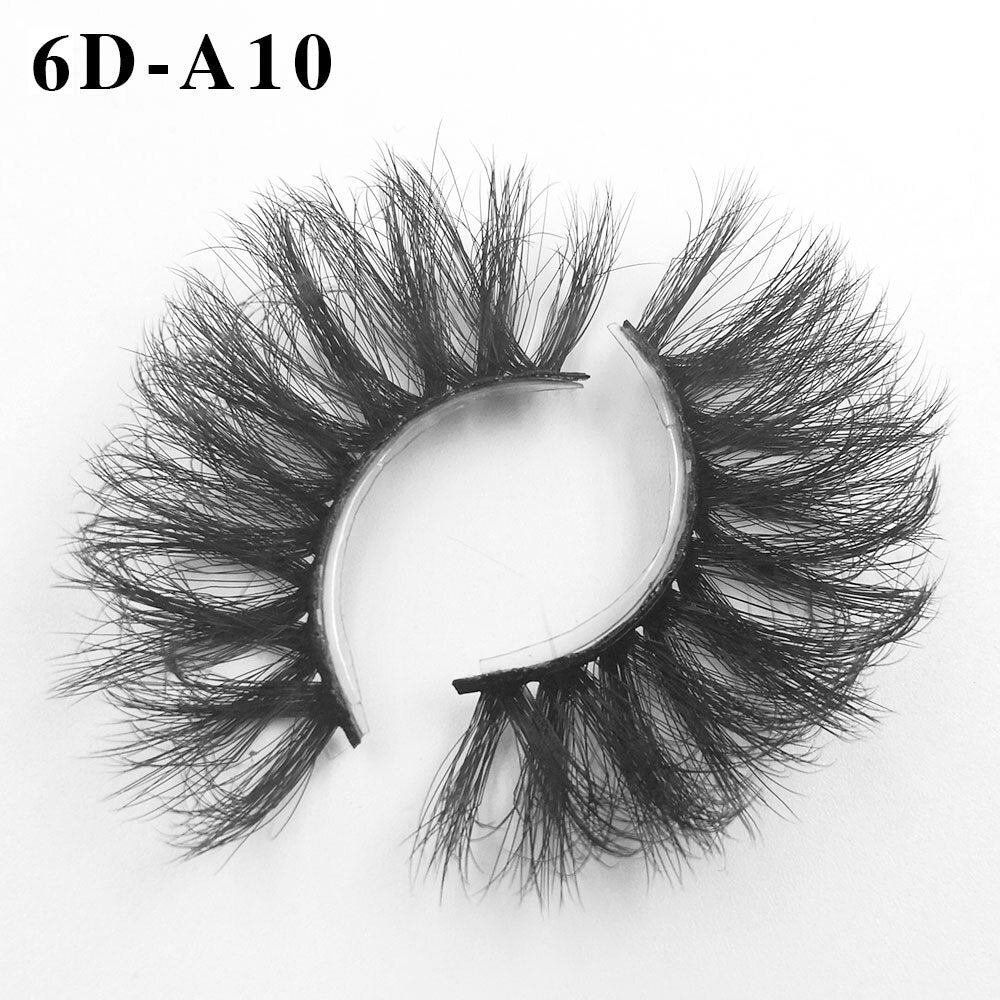 6D Mink Lashes 1/8 Pairs 25 MM Faux Mink Eyelashes Messy Series More Fluffy Dramatic Long False Eyelashes