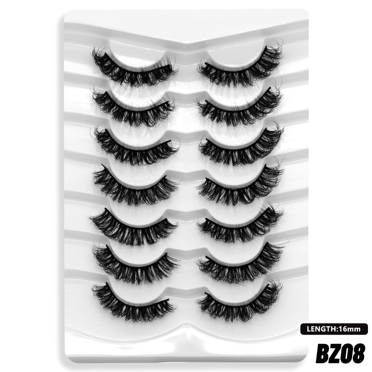 5/7 Pairs Eyelashes Long Lasting Fluffy Wispy Natural Mink Lashes Dramatic Volume lashes Extension Thick Long