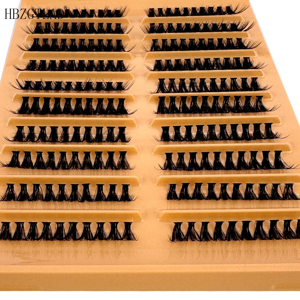 30D/40D Mink Eyelashes 60/200 Bundles Natural Eyelash extension 3D Russia Individual Eyelash Cluster Lashes Cilia