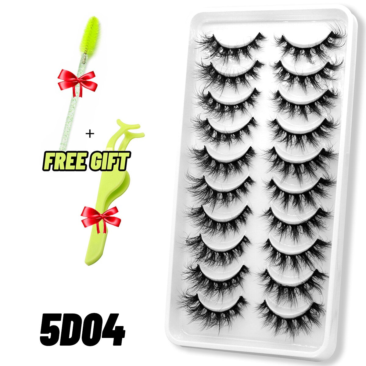 Eyelashes 5/7/10 pairs False Eyelashes Mink Lashes Faux Mink Fluffy Lash Soft Full Thick Wispy Eye Mink Lashes