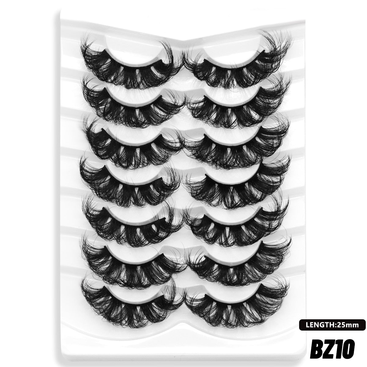 5/7 Pairs Eyelashes Long Lasting Fluffy Wispy Natural Mink Lashes Dramatic Volume lashes Extension Thick Long