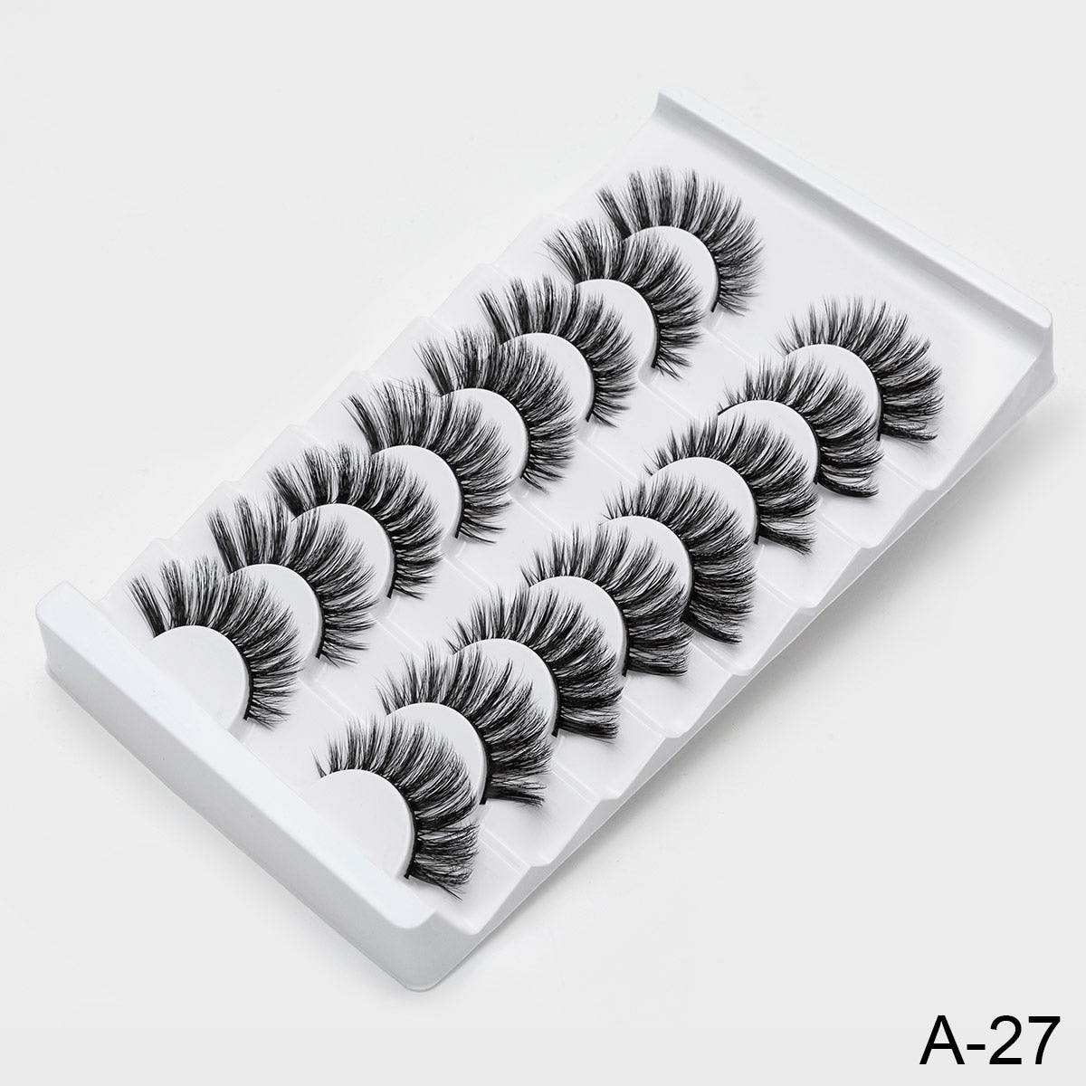 3/8/10pairs 6D Faux Mink Lashes Natural False Eyelashes Fluffy Fake Lashes Makeup Eyelash Extension