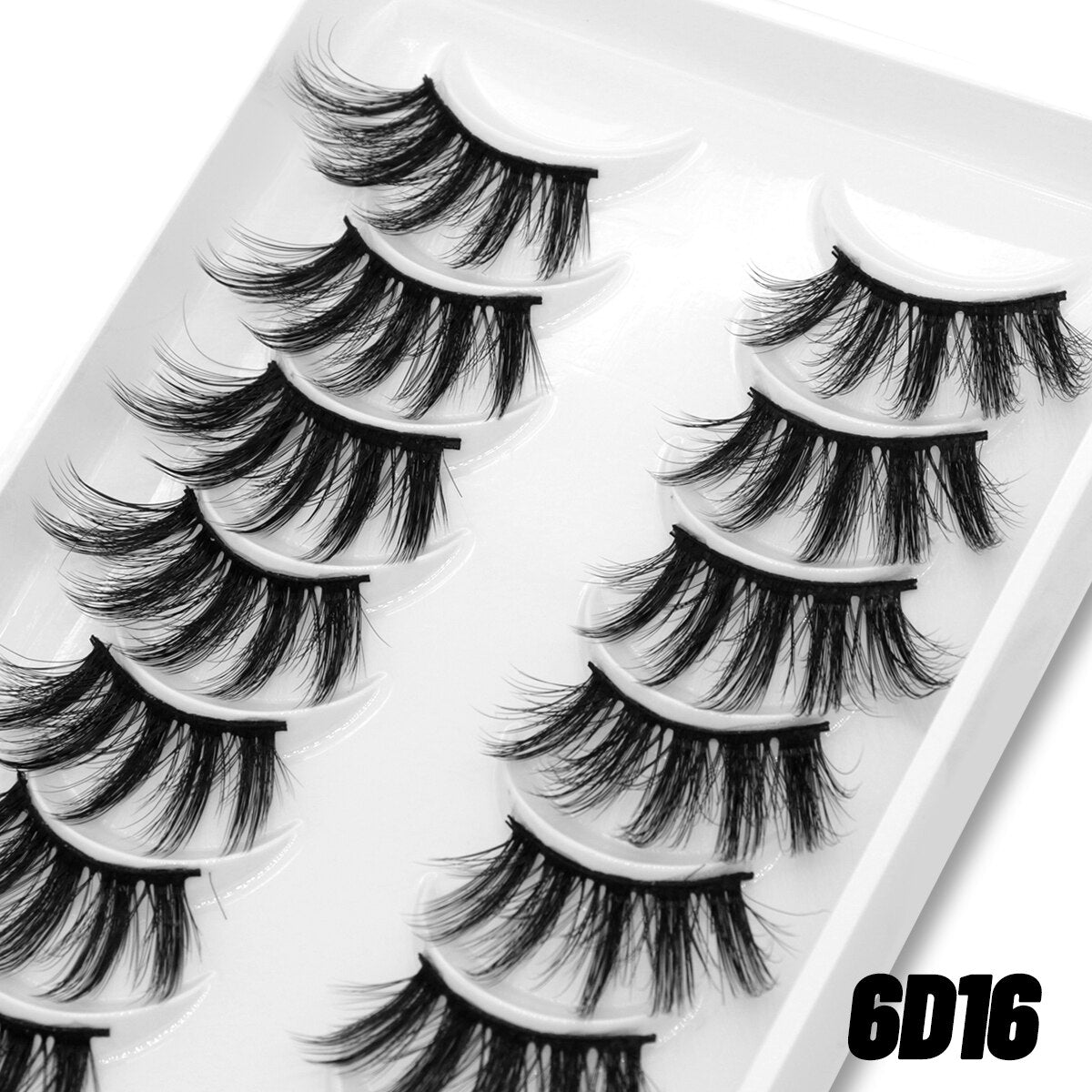 10pairs Clear Band Eye Lashes Mink Eyelashes Crisscross Transparent Band False Eyelashes Natural False Lashes